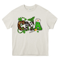 Cream St. Patrick's Day CMA Heavy Core Tee - OliviaCreatesArt