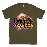 Army Green baseball grandma Classic Tee - OliviaCreatesArt