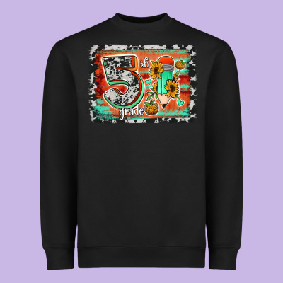Western Back To School 5th Grade 2 Heavyweight Sweatshirt Designed By Jasminsmagicworld