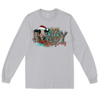 Moon Dust howdy christmas Long Sleeve Tee - CowhideDigitalArt