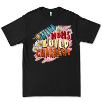 Black Weird moms build character Mother's Day Premium Tee - FaDigitalArtStudio