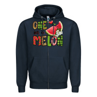 Navy one in a melon watermelon Zipper Hoodie - Jasminsmagicworld