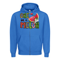 True Royal one in a melon watermelon Zipper Hoodie - Jasminsmagicworld