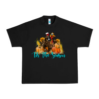 Black Western Fall Turkey Tis The Season Urban Heavy Tee - LillyAllenDesigns