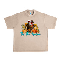French Oak Western Fall Turkey Tis The Season Urban Heavy Tee - LillyAllenDesigns