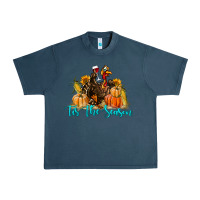 Midnight Navy Western Fall Turkey Tis The Season Urban Heavy Tee - LillyAllenDesigns