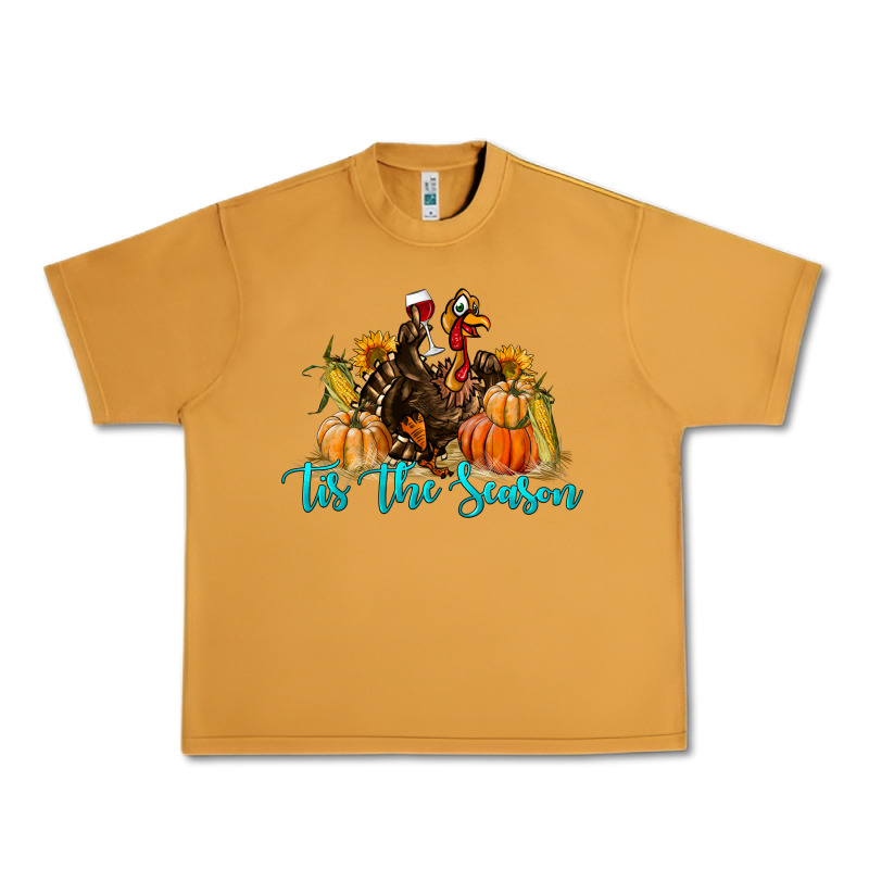 Western Fall Turkey Tis The Season Urban Heavy Tee by LillyAllenDesigns | Teevron