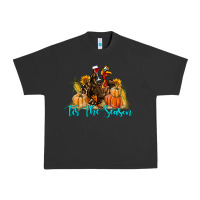 Pigment Black Western Fall Turkey Tis The Season Urban Heavy Tee - LillyAllenDesigns