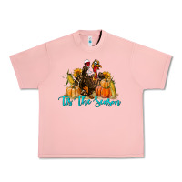 Salmon Western Fall Turkey Tis The Season Urban Heavy Tee - LillyAllenDesigns