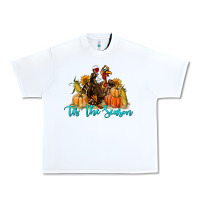 White Western Fall Turkey Tis The Season Urban Heavy Tee - LillyAllenDesigns
