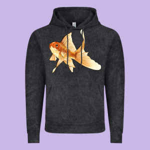 Goldfish Vintage Hoodie Designed By Lillyallendesigns