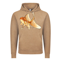 Vintage Coffee Goldfish Vintage Hoodie - LillyAllenDesigns