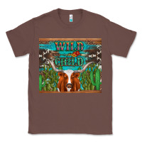 Chestnut whild child longhorn  cactus cowhide Classic Tee - Artiststas