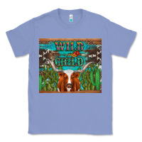 Colony Blue whild child longhorn  cactus cowhide Classic Tee - Artiststas