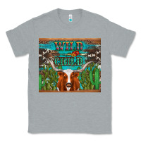 Heather Grey whild child longhorn  cactus cowhide Classic Tee - Artiststas