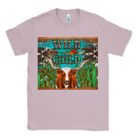 Lilac whild child longhorn  cactus cowhide Classic Tee - Artiststas