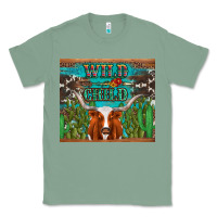 Sage whild child longhorn  cactus cowhide Classic Tee - Artiststas