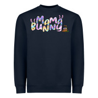 Navy easter mama bunny Heavyweight Sweatshirt - Jasminsmagicworld