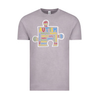 Vintage Zinc Autism Puzzle Piece Words Autistic Vintage Tee - CowhideDigitalArt