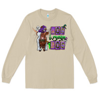 Mushroom Moo I Mean Boo Long Sleeve Tee - CowhideDigitalArt