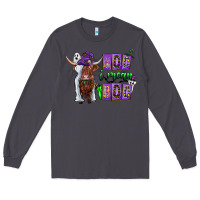 Smoke Moo I Mean Boo Long Sleeve Tee - CowhideDigitalArt
