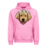 Fuchsia Pink Labrador Urban Hoodie - Jasminsmagicworld
