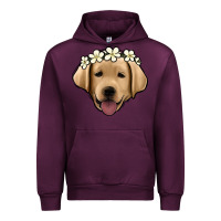 Mauve Wine Labrador Urban Hoodie - Jasminsmagicworld