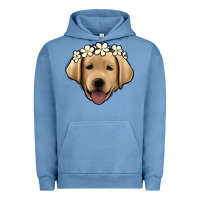 Pigment Pebble Blue Labrador Urban Hoodie - Jasminsmagicworld