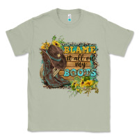 Matcha Blame It All On My Boots Classic Tee - FaDigitalArtStudio