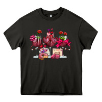 Asphalt valentine's day wine glasses Heavy Core Tee - OliviaCreatesArt
