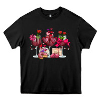 Valentine's Day Wine Glasses Heavy Core Tee | Teevron