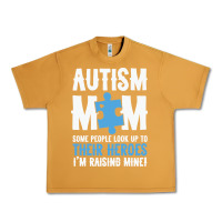 Peanut Butter lil autism mom Urban Heavy Tee - CowhideDigitalArt