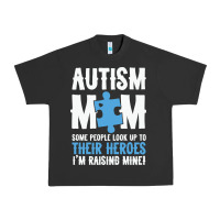 Pigment Black lil autism mom Urban Heavy Tee - CowhideDigitalArt