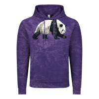 Cloud Purple walking panda Vintage Hoodie - LillyAllenDesigns