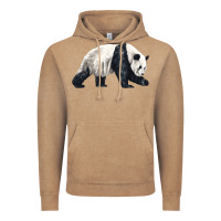 Vintage Coffee walking panda Vintage Hoodie - LillyAllenDesigns