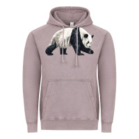 Walking Panda Vintage Hoodie | Teevron