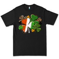 Black Irish flag shamrock St. Patricks Day Premium Tee - FaDigitalArtStudio
