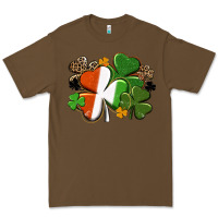 Cacao Irish flag shamrock St. Patricks Day Premium Tee - FaDigitalArtStudio