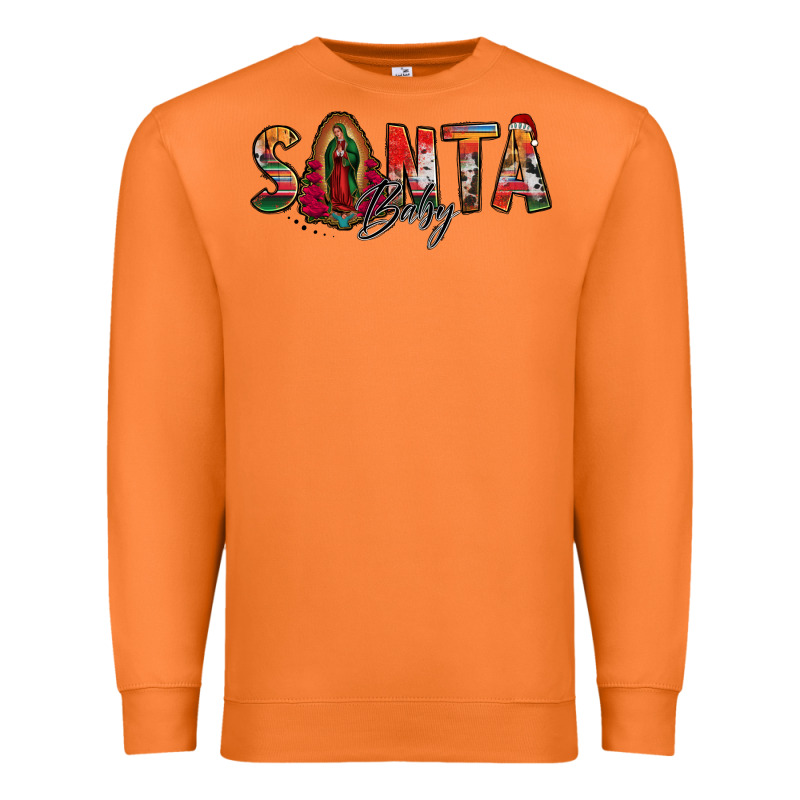 Santa Baby Lady Of Guadalupe Premium Sweatshirt by Jasminsmagicworld | Teevron