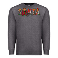 Charcoal Heather santa baby lady of guadalupe Premium Sweatshirt - Jasminsmagicworld