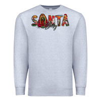 Heather Grey santa baby lady of guadalupe Premium Sweatshirt - Jasminsmagicworld