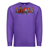 Purple santa baby lady of guadalupe Premium Sweatshirt - Jasminsmagicworld