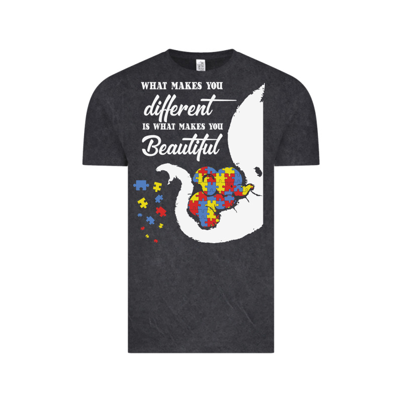Autism Different Makes You Beautiful Vintage Tee by CowhideDigitalArt | Teevron