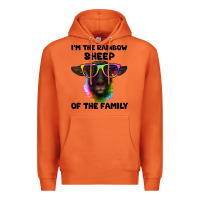 Carrot i'm the rainbow sheep of the family suffolk sheep Premium Hoodie - Artiststas