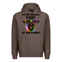 Coffee i'm the rainbow sheep of the family suffolk sheep Premium Hoodie - Artiststas