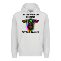 Dove Grey i'm the rainbow sheep of the family suffolk sheep Premium Hoodie - Artiststas
