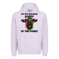 Lilac i'm the rainbow sheep of the family suffolk sheep Premium Hoodie - Artiststas