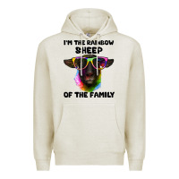 Oatmeal Heather i'm the rainbow sheep of the family suffolk sheep Premium Hoodie - Artiststas