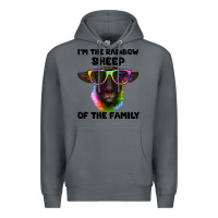 Rock i'm the rainbow sheep of the family suffolk sheep Premium Hoodie - Artiststas