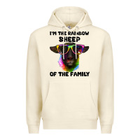 Sandshell i'm the rainbow sheep of the family suffolk sheep Premium Hoodie - Artiststas